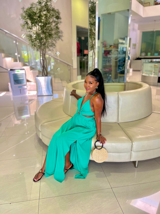 Call Me Maybe Maxi Dress Green