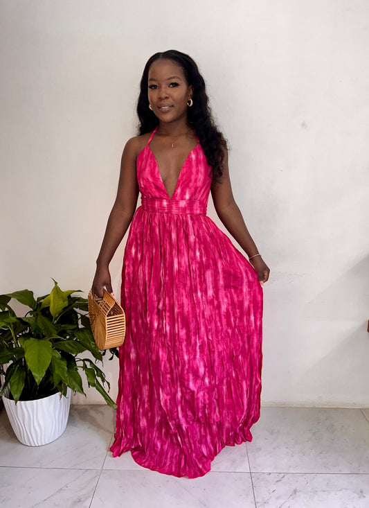 Tranquil Maxi Dress Pink