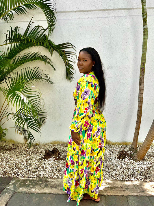 Cancun Sunrise Maxi Dress
