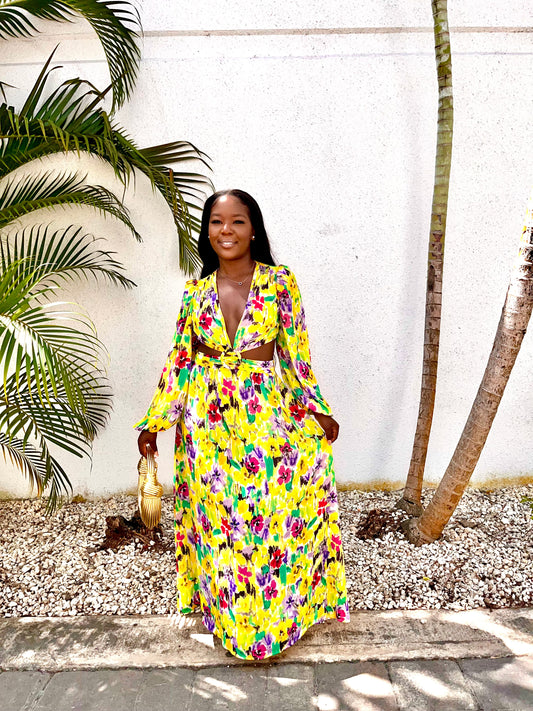 Cancun Sunrise Maxi Dress