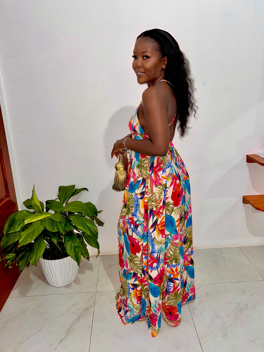 Tropical Maxi Dress