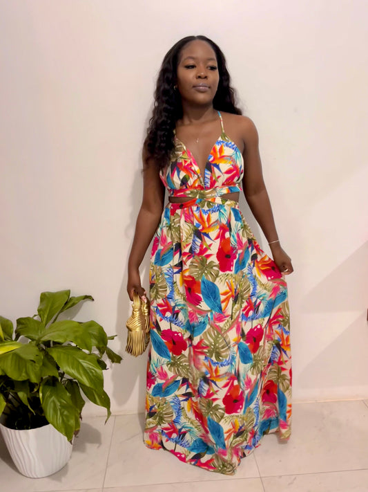 Tropical Maxi Dress