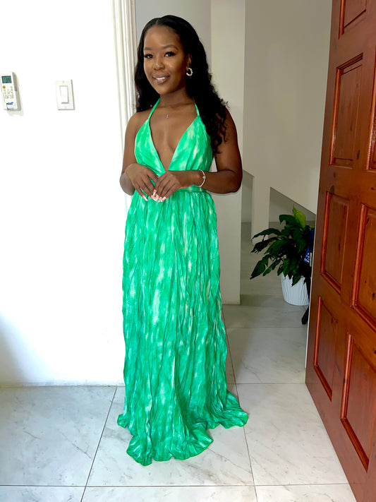 Tranquil Maxi Dress Green