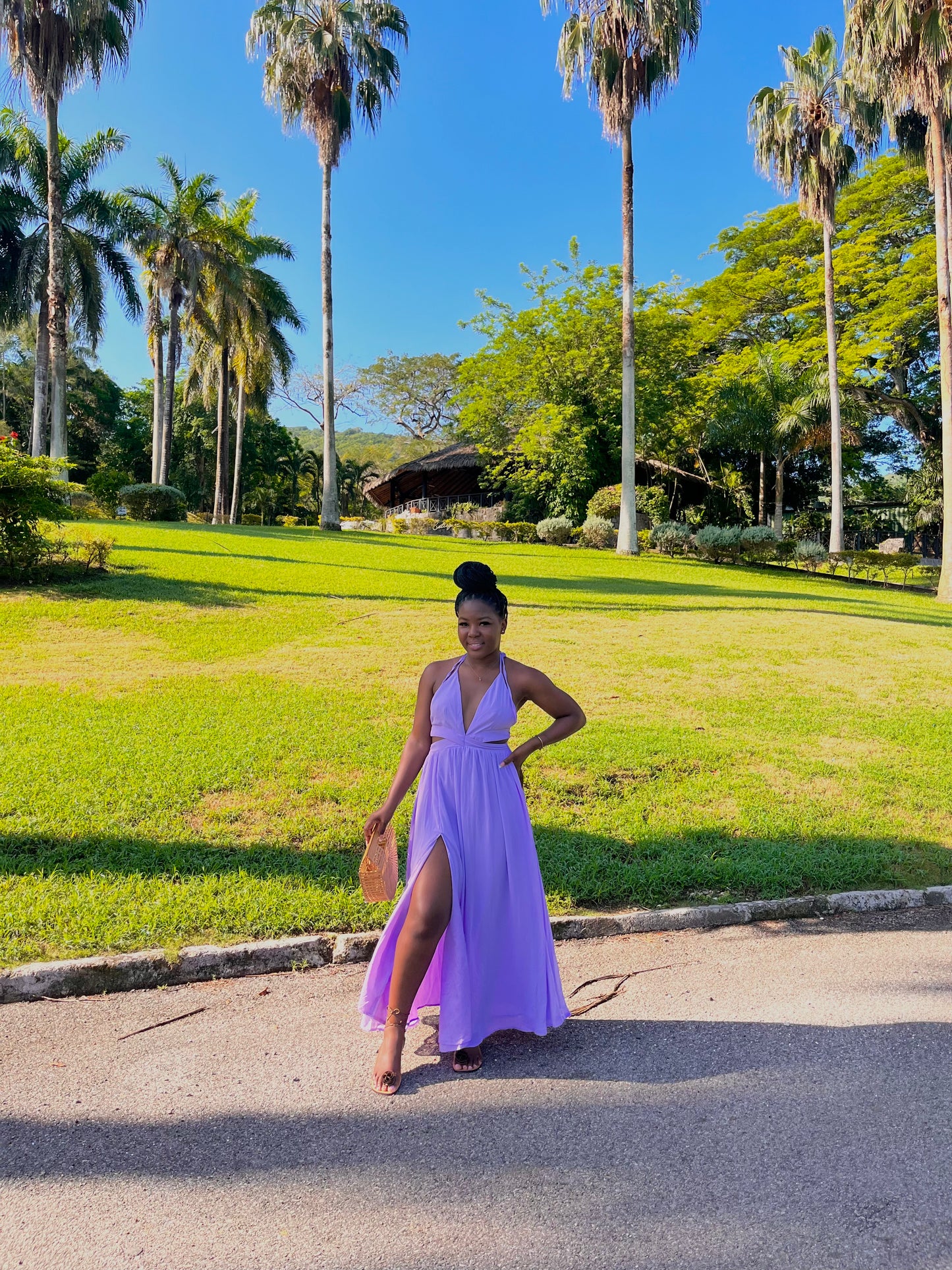 Chilling In The Tropics Maxi Lavender