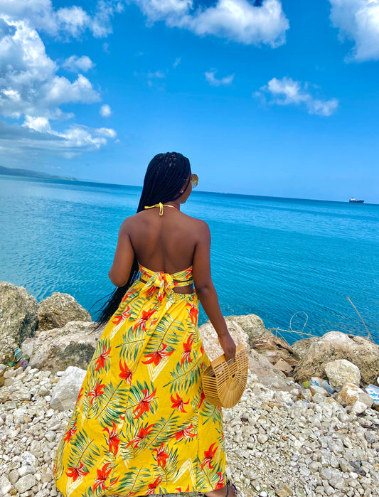 Summer Day Maxi Dress Yellow