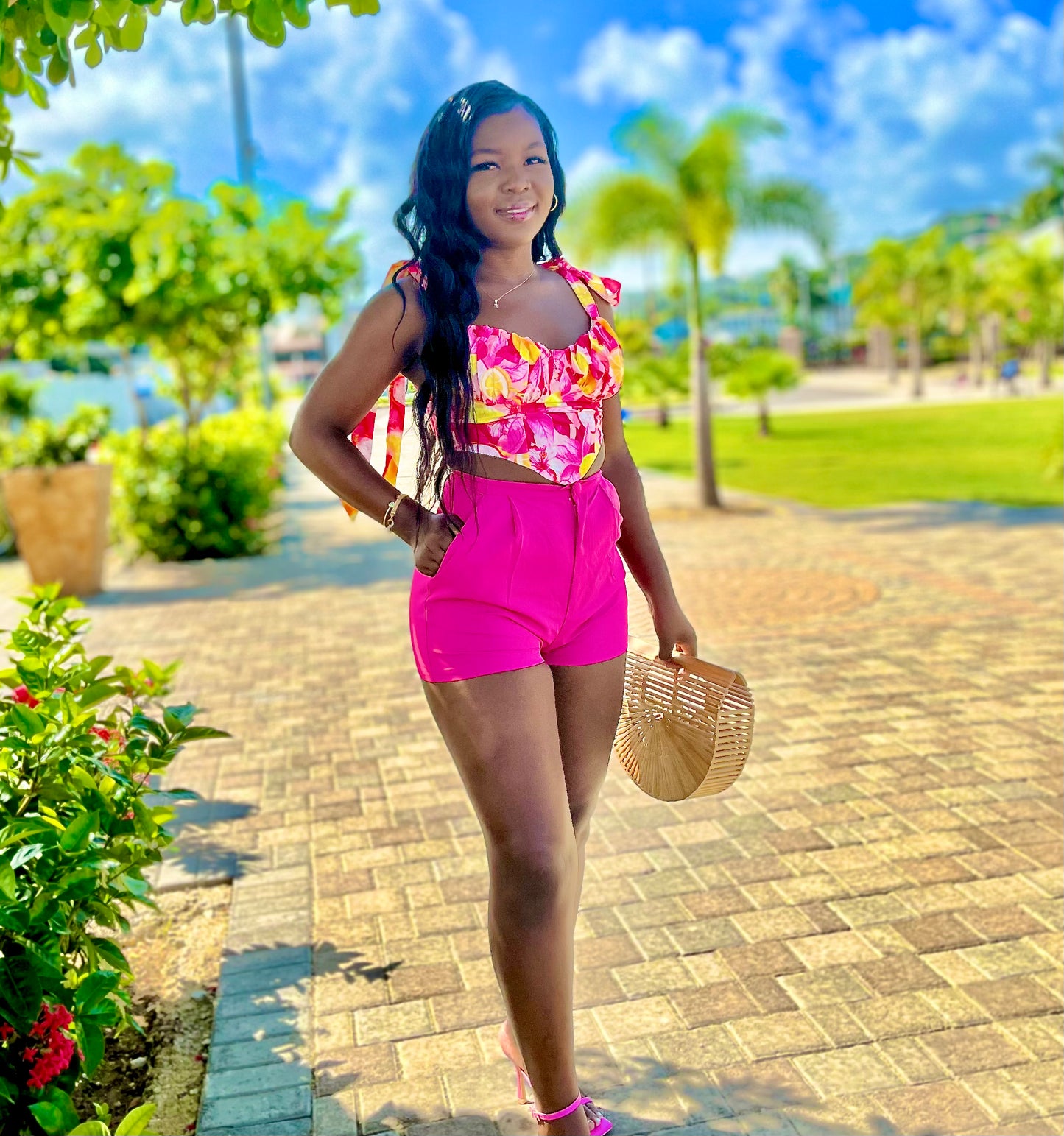 Mimosa & Chill Shorts Set