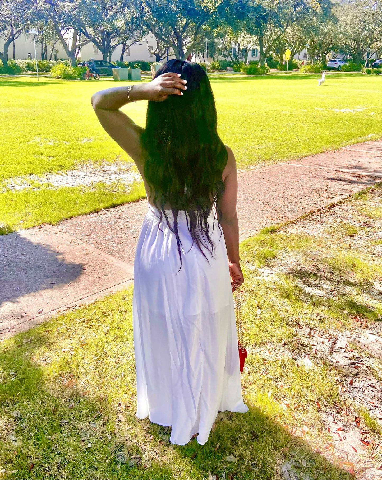 Holy White Maxi Dress White