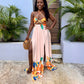Vibrant Tropical Maxi Dress