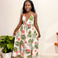 Floral White Maxi Dress