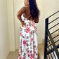 White Floral Maxi Dress