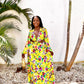 Cancun Sunrise Maxi Dress