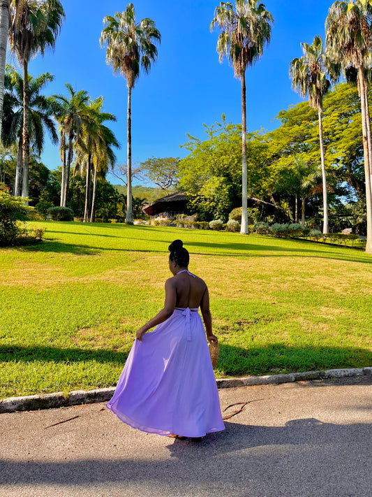 Chilling In The Tropics Maxi Lavender