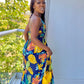 Santi Maxi Dress Navy Blue