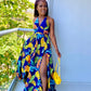 Santi Maxi Dress Navy Blue