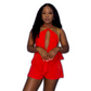 Spring Fling Romper- Red